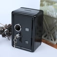 thumbnail image 3 of SNNROO 1pc Safe Bank  Mini Locker Small Safe Storage Box Piggy Bank With Combination Lock And Key  Home Safe  Personal Safe For Home Documents  Money Jewelry  Valuables 7” H X 4.7” Lx 3.9, 3 of 12