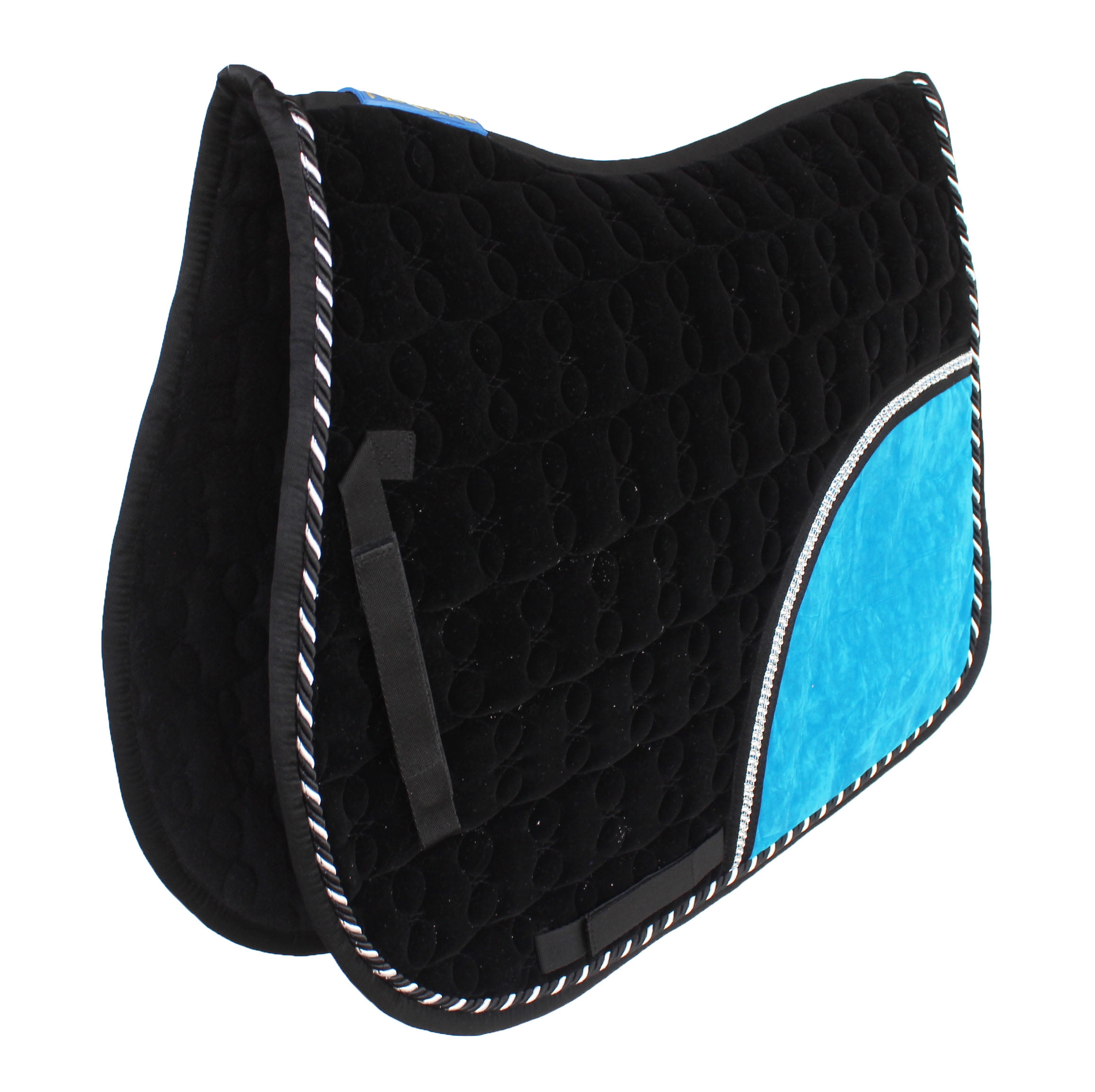 Horse Saddle Pad English AllPurpose Shock Absorbing Velvet Quilted