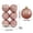 Pink, variant on Lattice Pattern Christmas Bauble, Hanging Spherical Decoration, Textured Ball Pendant for Holiday Tree Styling
