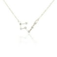 thumbnail image 1 of Ins Constellations Theme Friendship Necklace Rhinestone Comfortable Delicate with Display Card Pendant for Lover Festival Gifts Taurus Silver, 1 of 6