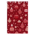 thumbnail image 5 of Christmas Decorations Red Black Out Curtains 72 Inch Length Curtains for Sliding Glass Doors Bedroom Living Room 2 Pack, 5 of 6