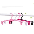 thumbnail image 3 of SHISUYAN 15Pcs Plastic Underwear Panties Hangers Simplicity Practical Bra Support Rack Laundry Drying Holder for Home Shop (Black), 3 of 8