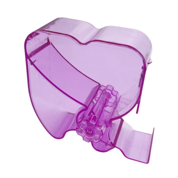 Dispensador de rollos de algodón, portarrollos de algodón acrílico para mesa de encimera de laboratorio Violeta