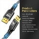 thumbnail image 5 of Cable de Audio y Video DisplayPort 2.1 de 16K, 8K A 120 Hz, 4K A 240 Hz, 80 Gbps, HDR, para Portátil, TV, Proyector, Monitor de Juegos., 5 of 5