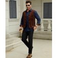 thumbnail image 7 of Youclos Men's Flannel Buffalo Shirt with Pocket Casual Button Down Shirts Regular Fit, 7 of 7