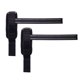 thumbnail image 2 of Correas transpirables perfecl 2 para levantamiento de pesas negro, 2 of 8