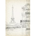 thumbnail image 2 of Art Atelier Alliance 11x14 Gold Ornate Wood Framed with Double Matting Museum Art Print Titled - Paris Sketch Book, 2 of 4
