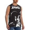 thumbnail image 2 of Bixox Men's The Race to Space Printed Shirt Sleeveless Fitness Tank Top-X-Large, 2 of 7
