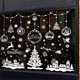 thumbnail image 2 of Nvzi 244 piezas de calcomanías navideñas para ventanas de vidrio, 9 hojas, decoraciones de invierno, A, 2 of 4