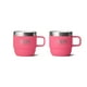 thumbnail image 1 of Taza YETI Rambler apilable de acero inoxidable de 180 ml, paquete de 2 unidades, color rosa, 1 of 8