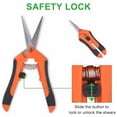 thumbnail image 2 of EXLEAF 2026 New 1-Pack Steel Pruning Shears Gardening Tools, Heavy Duty Scissors Tree Trimmer Hand Pruners for Yard, for Tree Trimming, Bush Pruning, Garden Maintenance, Outdoor Yard Work, 2 of 5