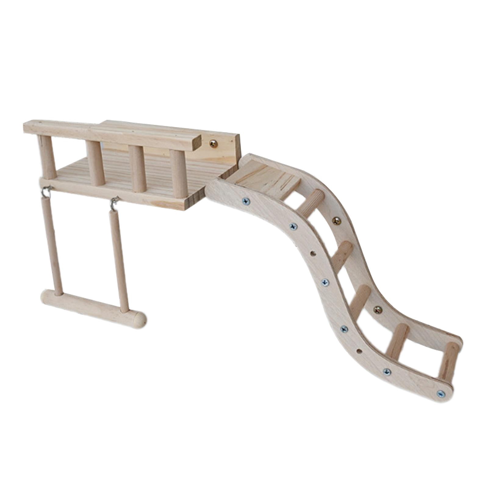 Bvdfgk Bird Perch Platform Multi-use Easy Installation Cage Accessories Toy for Hamster