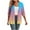 Yellow Cardigan, variant on Htigea Womens Gradient Color Cardigan Casual Open Front 3/4 Sleeve Cardigans Tops Soft Drape Blouses Light Blue,S