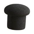 thumbnail image 1 of Taburete para reposapiés, taburete pequeño para cambiar zapatos, taburete para sofá, taburete para té, otomano para puerta, apartamento, dormitorio, Negro mayimx Escabel, 1 of 9