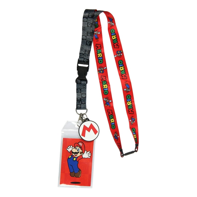 ウィキッド　ラゲッジホルダー　ma:nyoノベルティーグッズ Nintendo Super Mario Lanyard ID Badge Holder Neck Lanyard w