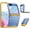 Blue, variant on KOMI Compatible with Samsung Galaxy Z Flip 5 5G 2023 Phone Case Heavy Duty Slim Rubber Protective Hard PC Anti-Slip Hybrid Shockproof ZFlip5 Z5 Flip5 5Z Cover for Cell Accessories Women Men Blue