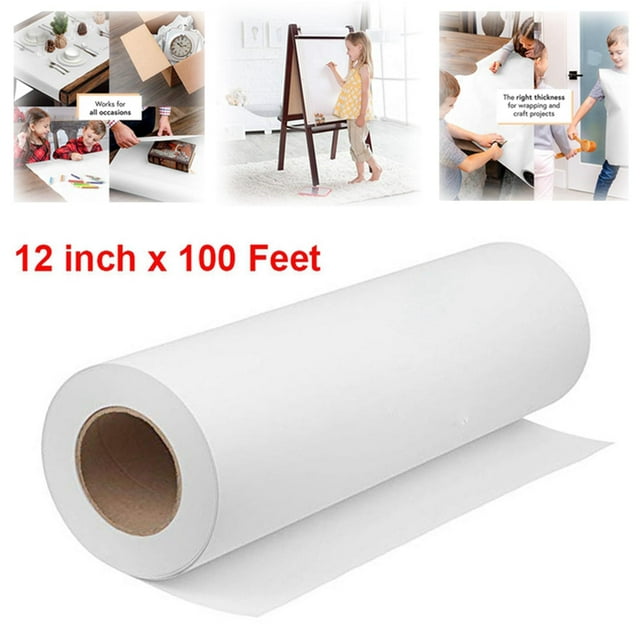 Manualidades de 30 metros de papel Kraft Material recicdo para DIY Card Making Paitning Drawing, regalos envoltura envío BLESIY Rollo de papel de embalaje Kraft
