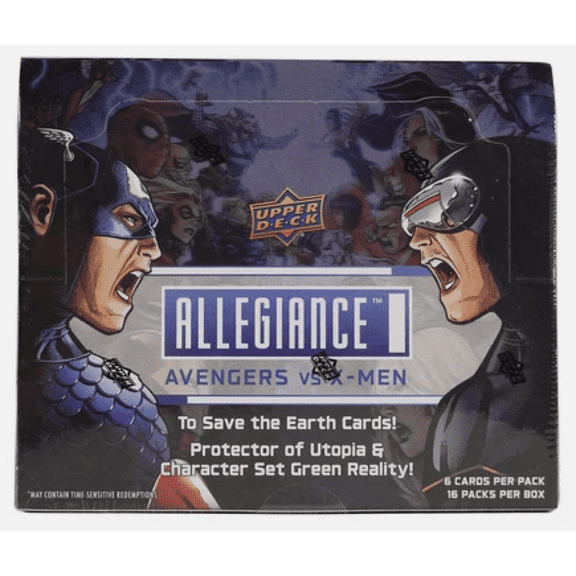 2023 Upper Deck Marvel Allegiance Avengers vs X-Men Factory Sealed Hobby Box