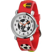 Geneva Platinum Boys' Silicone Soccer Wa