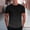 Black, variant on WIZUTIZ Men Striped T-Shirts Casual Crewneck Short Sleeve Shirts Summer Athletic Tops Gradient Lightweight Basic Pullover Tee