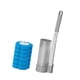 thumbnail image 4 of Juego de cepillos de baño desechables con recambios y varilla Cepillo compacto para inodoro Gris, 4 of 7