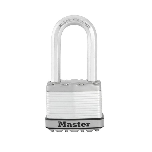 Candado Master Lock M5XDLH Magnum, resistente, plateado, 5 cm
