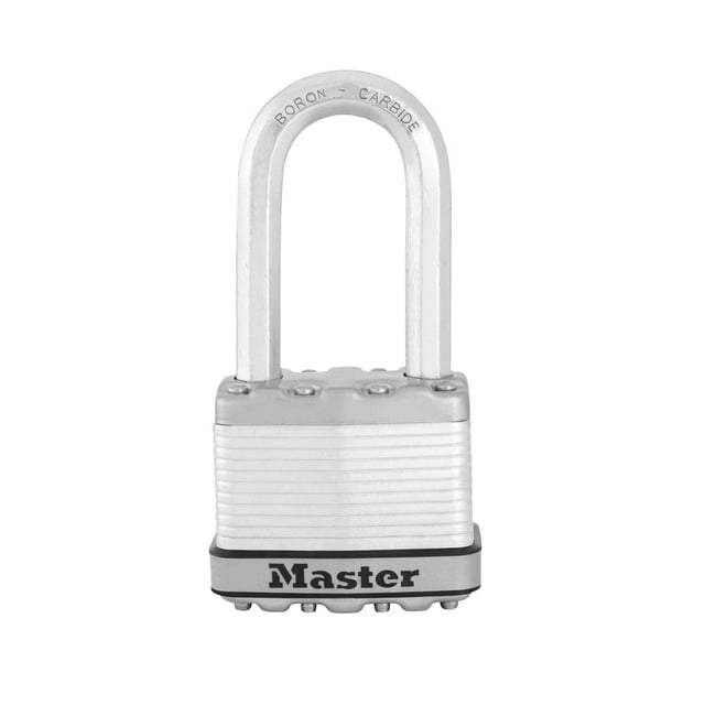 Candado Master Lock M5XDLH Magnum, resistente, plateado, 5 cm