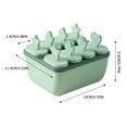 thumbnail image 3 of BNNG Silicone Popsicle Molds 8-cavity DIY Ice Pop Mold with Colorful Sticks For egg biting ice cream molds baby food storage containers non stick cake molds Ice Tray, 3 of 5