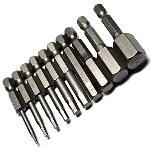 5 mm Draper Expert Hex Key Bits S2 Steel Pack of 2 1/4 Allen Screwdriver Bits
