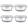 thumbnail image 1 of R.repad yay Contenedores de Vidrio para Alimentos Redondos de 1.5 Tazas, Paquete de 4, 1 of 9