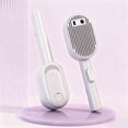 thumbnail image 3 of Blue Light Ion Pet Hair Brush Gentle Detangling Undercoat Removal Self Cleaning Dog Cat Grooming Tool For All Hair Types, 3 of 3