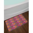 thumbnail image 2 of Moroccan Bath Mat, Vibrant Mandala Motifs in Squares Eastern Oriental Folk Patchwork Style, Plush Bathroom Decor Mat with Non Slip Backing, 29.5" X 17.5", Multicolor, by Ambesonne, 2 of 2