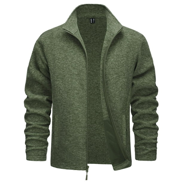 Chaqueta polar TACVASEN, abrigo de viaje ligero para hombre, A-Green L
