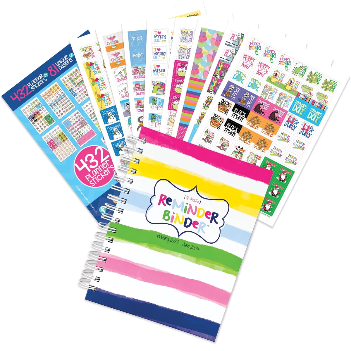 Reminder Binder® 20232024 Planner; 18month Calendar with Every Gal