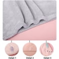 thumbnail image 4 of Toallas para el cabello Toalla súper absorbente para secar el cabello Turbante Gorro para secar el cabello Gorro de baño envolvente Paquete de 2, 4 of 5