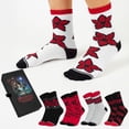 thumbnail image 2 of Calcetines redondos Stranger Things para mujeres y adolescentes, tallas 35-40, paquete de 5, 2 of 6