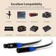 thumbnail image 2 of Cable XLR AuxLink XLR, micrófono macho a hembra, 8 m, paquete de 2, 2 of 8