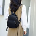 thumbnail image 2 of New Casual Womens Soft Leather Backpack Fashionable-, 2 of 8