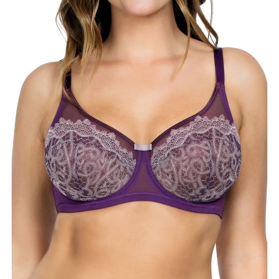 Women's Parfait P5612 Lulu Unlined Underwire Bra (Grape 36FF)
