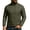 Army Green, variant on Chiccall Mens Puffer Jackets Lightweight Thermal Full Zip Long Sleeve Quilted Jacket Winter Stand Collar Insulated Coats with Pockets