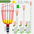 thumbnail image 2 of PUCACHI Fruit Picker with Gloves and Storage Bag, 13 FT Adjustable Fruit Picker Pole with Basket, Stainless Steel Connecting Pole, Foam Pad and Metal Clamp, Red, 2 of 7