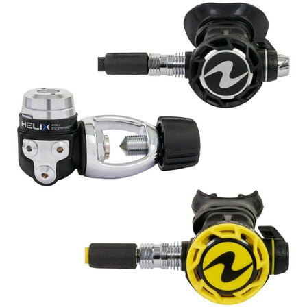 Aqualung Helix Compact Pro Stage 3 Yoke Regulator Set