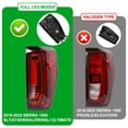 thumbnail image 3 of Conjunto de luces traseras Lochnchn LED compatible con GMC Sierra, 3 of 7