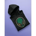 thumbnail image 3 of Neon Alien Head Hoodie Men -Image by Shutterstock, Male XX-Large, 3 of 4