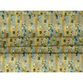 thumbnail image 5 of oneOone Velvet Dark Mustard Fabric Floral Craft Projects Decor Fabric Printed By The Yard 58 Inch Wide, 5 of 5