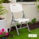 thumbnail image 4 of Silla Plegable Uso Rudo Reforzado Interior Y Exterior, Marthing  Eventos Fiestas Y Banquetes Al Aire Libre Resistentes Interperie Silla De Uso Rudo Hogar Jardin Y Camping Blanco, 4 of 9