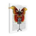 thumbnail image 2 of Trademark Fine Art 'Mannequin, Red And Yellow Butterfly' Canvas Art by Fab Funky, 2 of 3
