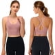 thumbnail image 2 of Sujetador deportivo sin aros de talla grande europeo y americano, estilo chaleco, fruncido, transpirable, a prueba de golpes, para fitness, yoga y deportes, 2 of 6