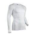 thumbnail image 2 of Indera Mills Men's Cotton Rib Knit Thermal Top With Transdry - Big Sizes, White, 3XLarge, 2 of 3