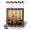 Brown, variant on No Hook Shower Curtain, Boho Mountains Bear Shower Curtains for Bathroom with See Through Top Window, Farmhouse Country Forest Pine Tree Waterproof & Washable Bath Curtain Long 72"x78"